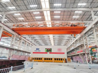 搶跑綠色新賽道 | 衛華80余臺新中式起重機入駐國內知名汽車工廠!